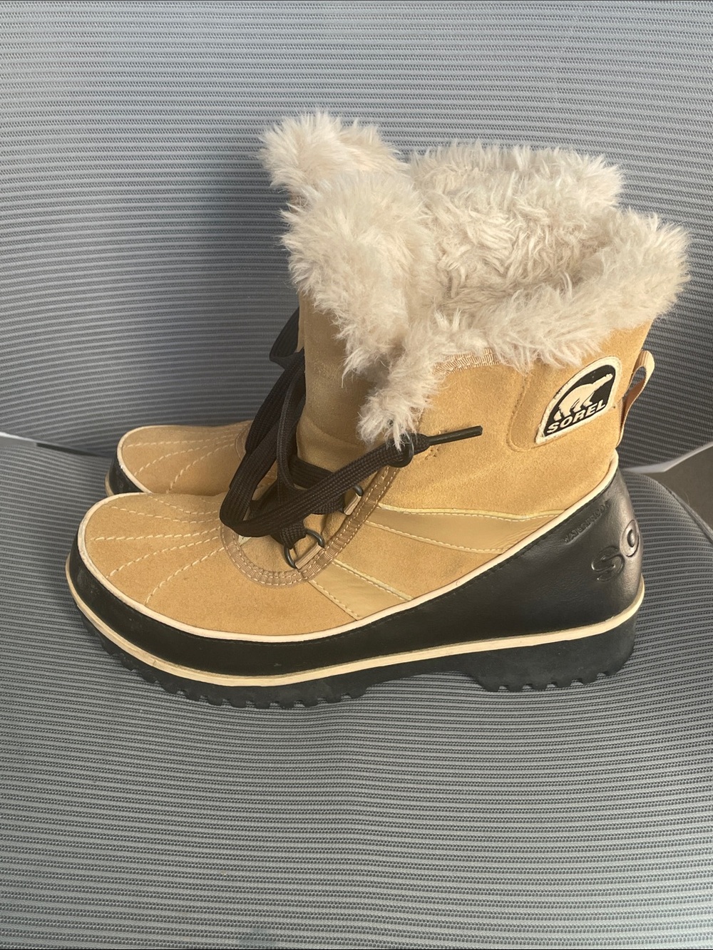 EC Women's Sorel Tivoli II Faux Fur Lined Winter Boots - Size 7.5